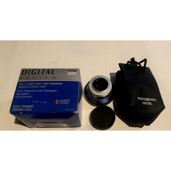 Digital 2X Telephoto lens 37mm thread - NEW (SEE PHOTOS) - Picture 6 of 8